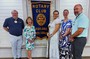 President Josh, Dahlia Festival Director, Kim Daugherty, the Bascom's Bianca Mitchell and Priscilla Galloway and Bascom Executive Director and host, Billy Love.